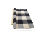 Baumwollwaschmaschinenmuster Buffalo Plaid Teppich